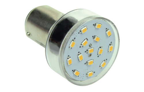 Ledlamp led15 10-30V BA15S 2700k - 1.5 watt