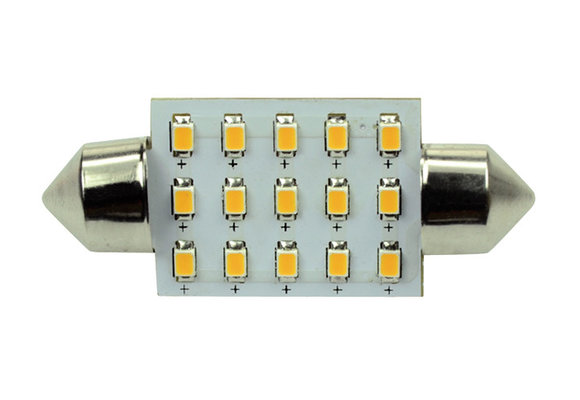 Ledlamp led15 festoon 10-30V 42mm 2700k - 1.2 watt
