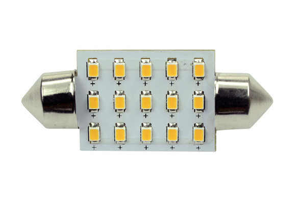 Ledlamp led15 festoon 10-30V 37mm 2700k - 1.5 watt