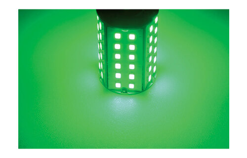 Ledlamp led60 10-30V BAY15D green - 4.8 watt