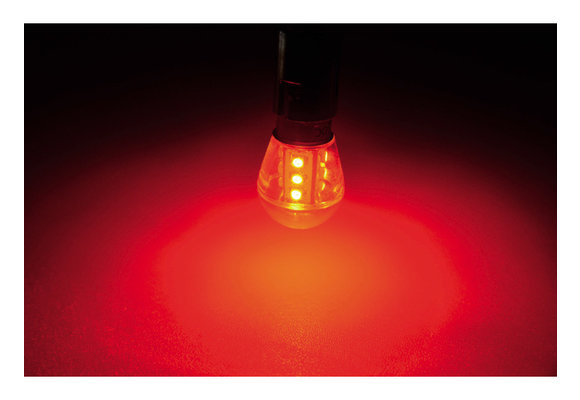 Ledlamp led15 10-30V BAY15D red - 0.7 watt