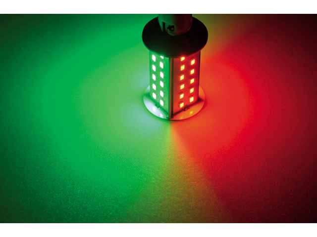 Ledlamp led48 10-30V BAY15D duocolor - 4.5 watt