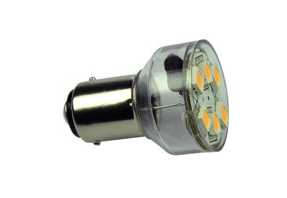 Ledlamp led6 10-30V BA15D - 1.0 watt