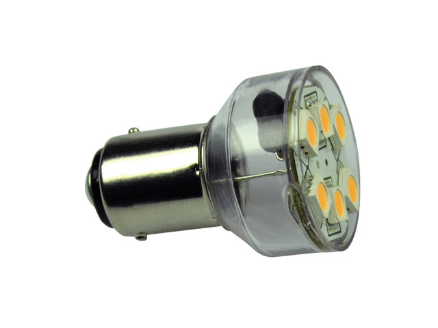 Ledlamp led6 10-30V BA15D - 1.0 watt