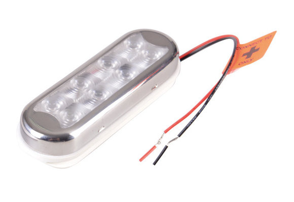 Bimini lamp buis of vlakke montage zonder schakelaar 12-24V