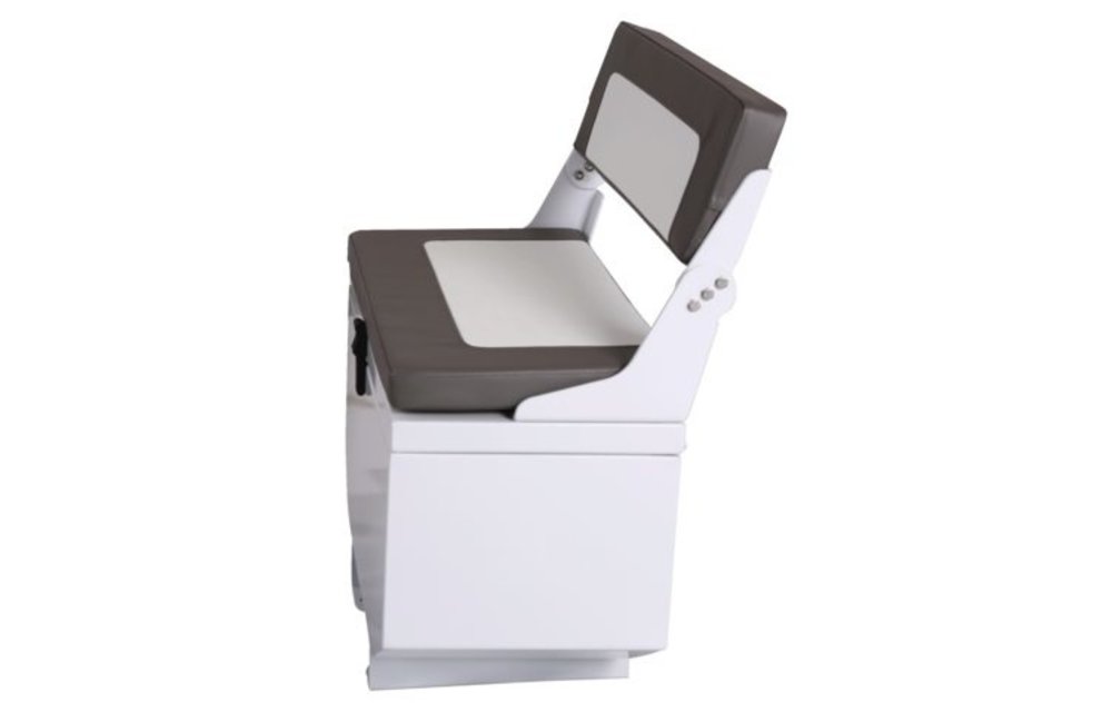 1-person seatbench FCT725 for steering console white