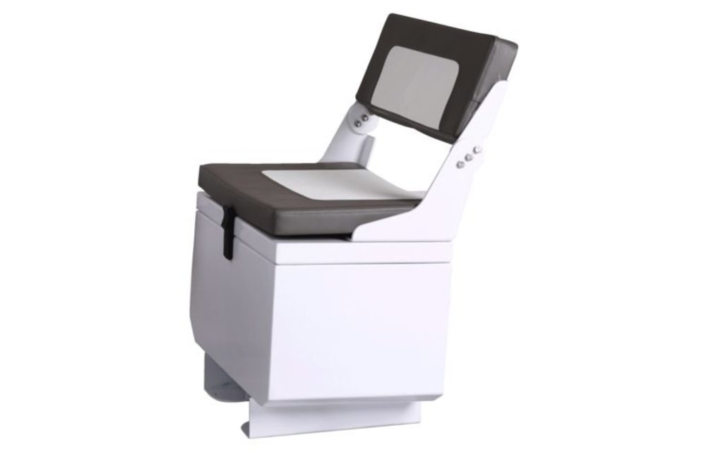 1-person seatbench FCT550 for steering console white