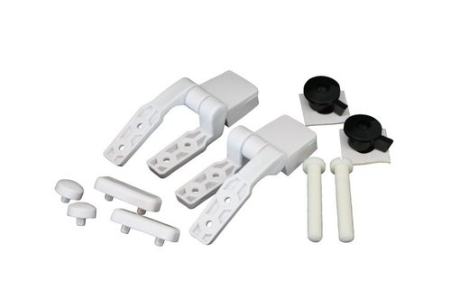 Scharnierset voor zitting & deksel hout