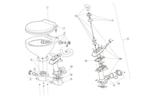 Zitting & deksel softclose Supercompact & Standaard
