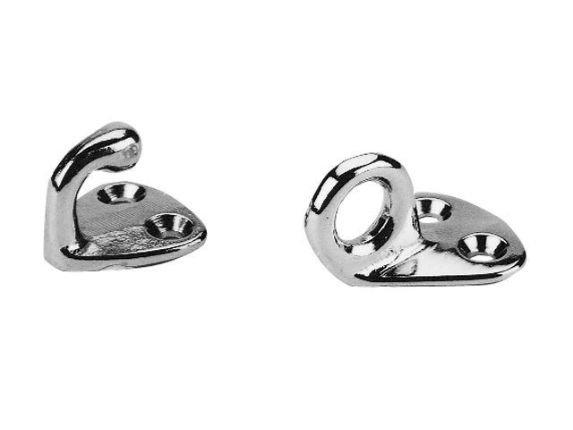 Fenderhaak verchroomd