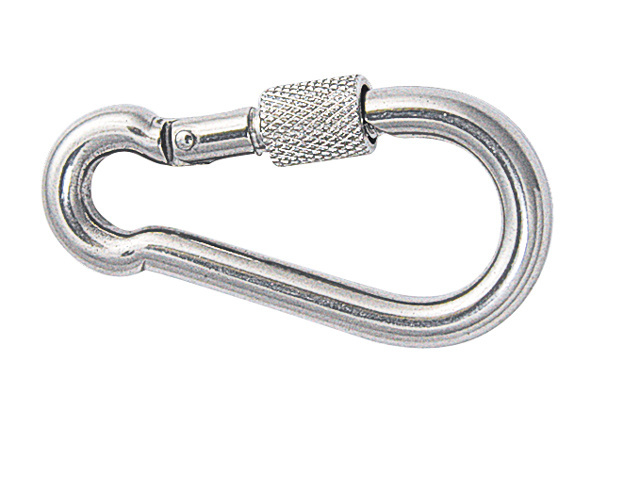 Talamex karabijnhaak RVS met borg