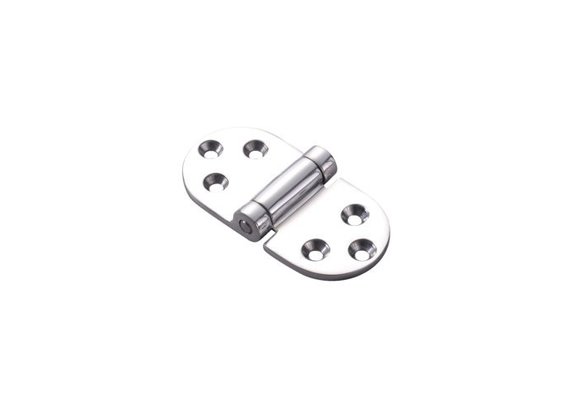 Scharnier RVS met weerstand pin onder