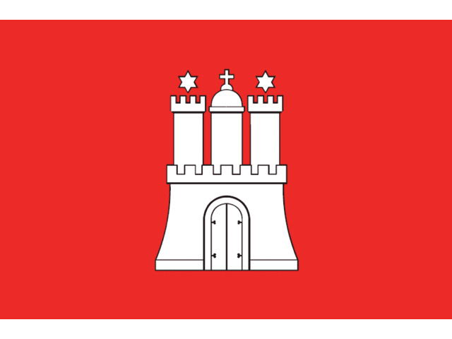 Vlag Hamburg