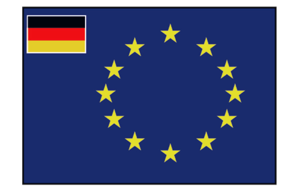 RVE vlag duitsland koopvaardij |60 x 90 cm