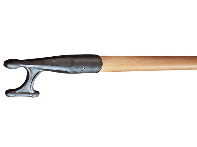 Jachthaakstok essen blank gelakt