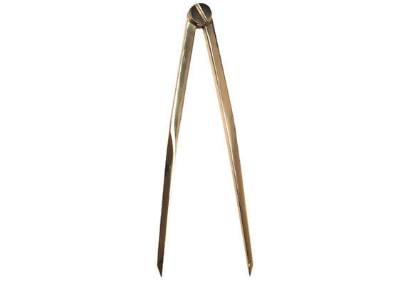 Kaartpasser 180mm recht