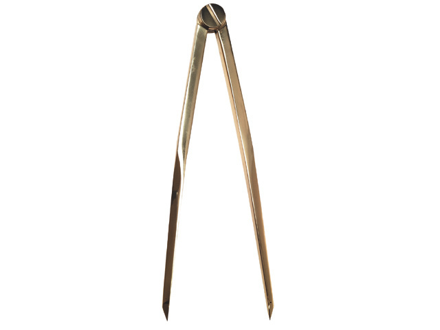 Kaartpasser 180mm recht