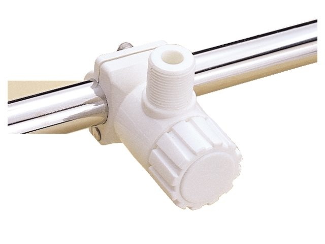 Antenne voet kunststof railing montage met knop