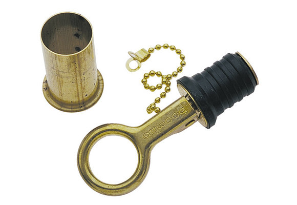 Lensplug messing 25mm