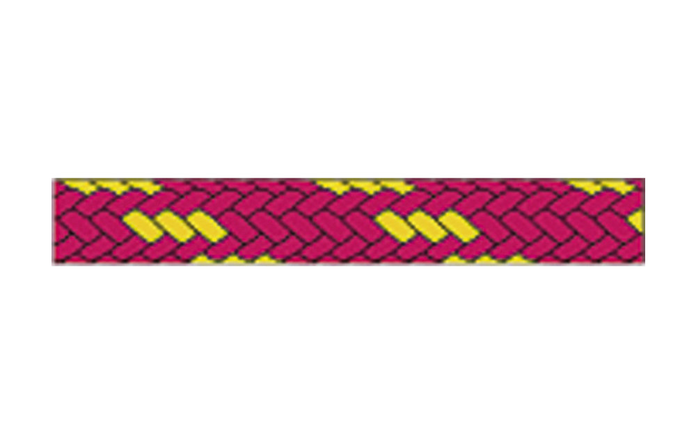 Tiptolest trim fluor Geel/Violet/Fuchsia (prijs per rol)