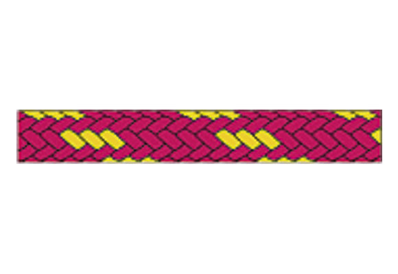 Talamex Tiptolest trim fluor Geel/Violet/Fuchsia (prijs per rol)