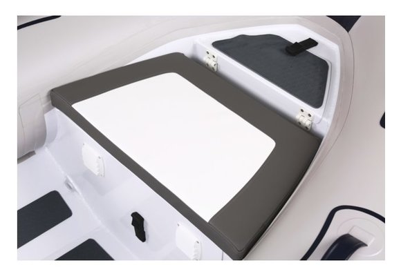 Boegkussen Silverline | Grijs-| Wit