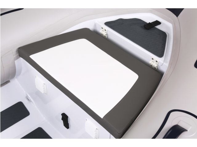 Boegkussen Silverline | Grijs-| Wit