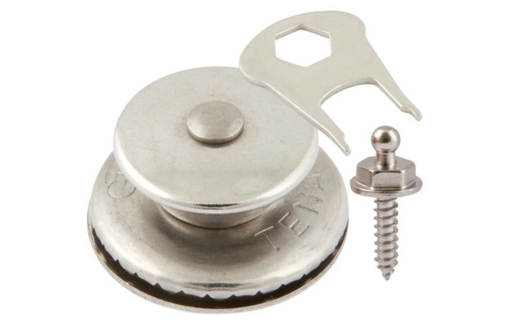 Tenax drukknopen met plaatschroef (2st) (prijs per 6 st.)