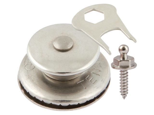 Tenax drukknopen met plaatschroef (2st) (prijs per 6 st.)