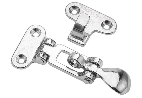 Anti-rammelsluiting verchroomd 100mm