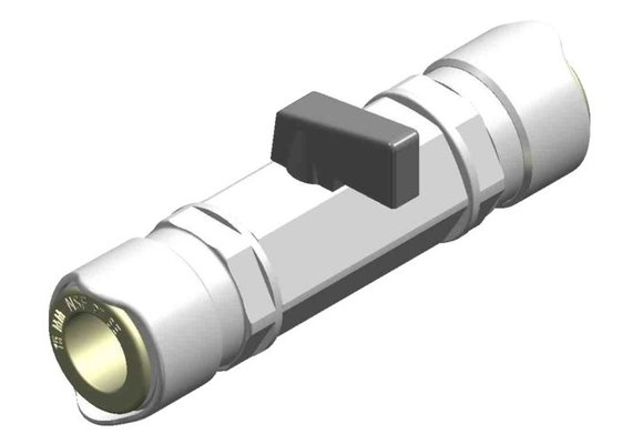 Afsluitventiel 15mm messing (prijs per 5 stuks)