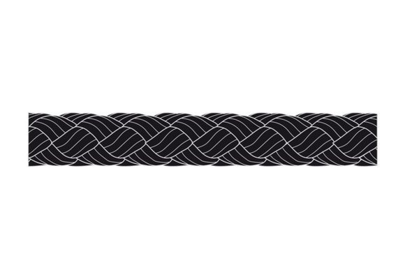 Takelgaren waxed 1mm 30m | Zwart