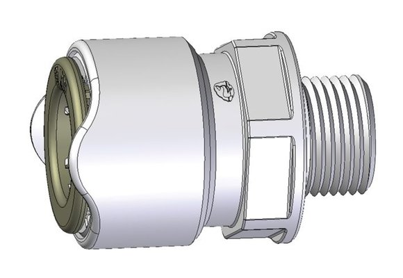 Whale adapter 3/8" BSP 15mm male (prijs per 2 stuks)