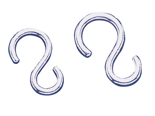 S-haak rvs304 5mm (prijs per 10 st.)