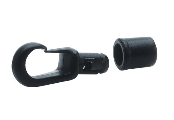 Elastiekhaakje nylon 8mm (prijs per 10 st.)