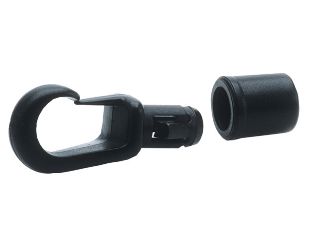 Elastiekhaakje nylon 5mm (prijs per 10 st.)