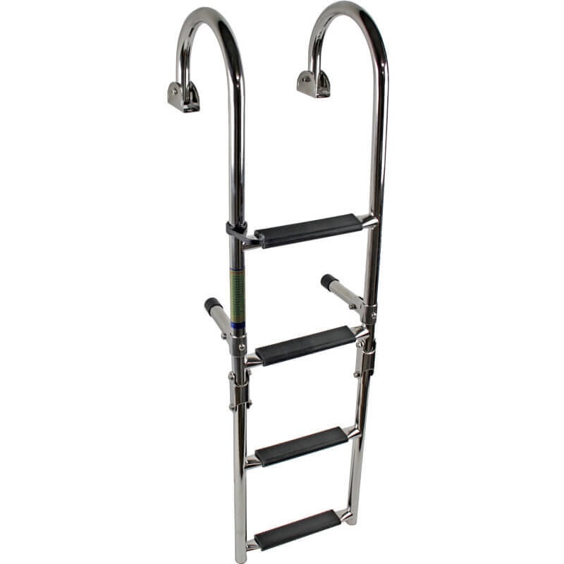 Zwemtrap rvs met handgrepen