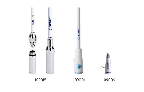 Antenne vhf rvs 0,9m ks-23a