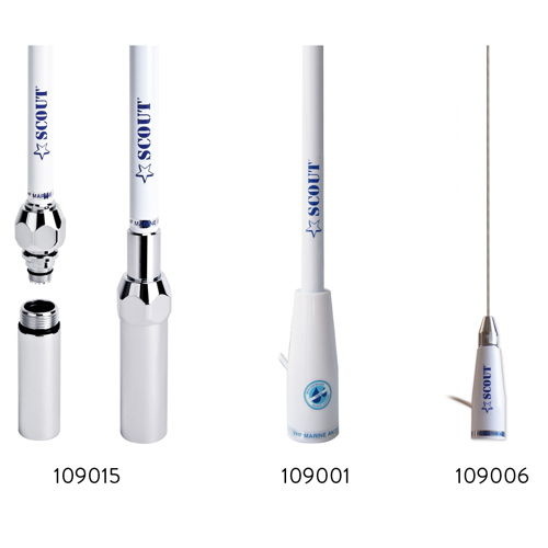 Antenne vhf rvs 0,9m ks-23a