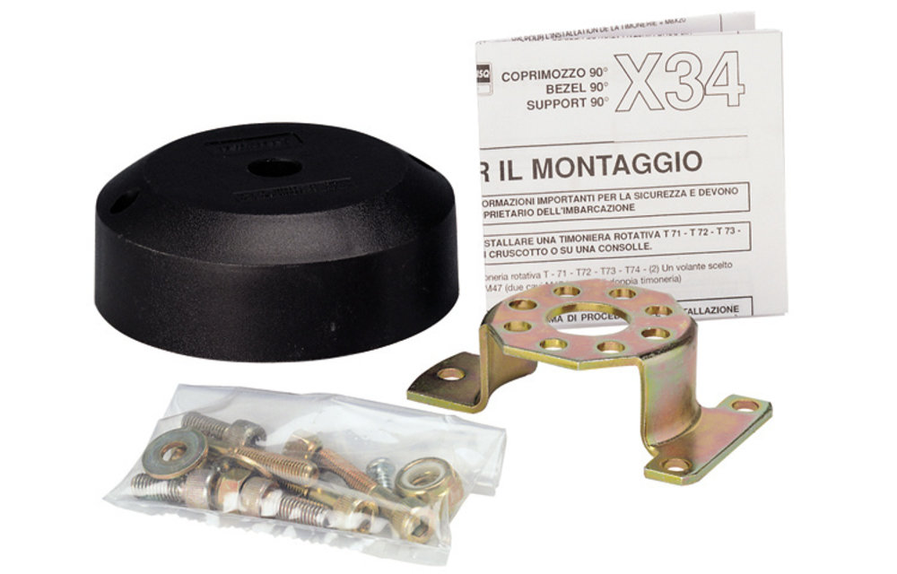 X34 montageplaat 90Â°