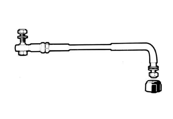 Ultraflex A74 tillerarm voor Johnson en Evinrude