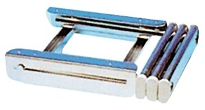 Allpa RVS Telescopische zwemtrap  3-treden