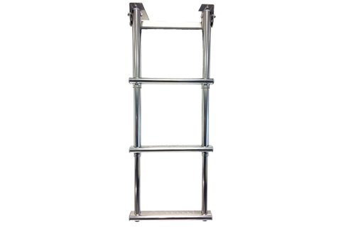 Allpa RVS Telescopische zwemtrap  3-treden