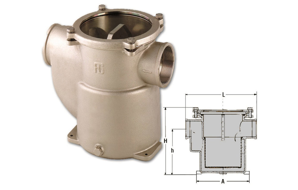 Guidi - Waterfilter | Brons | 1 1/2" type 4