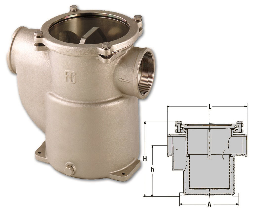 Guidi - Waterfilter | Brons | 3/8" type 4