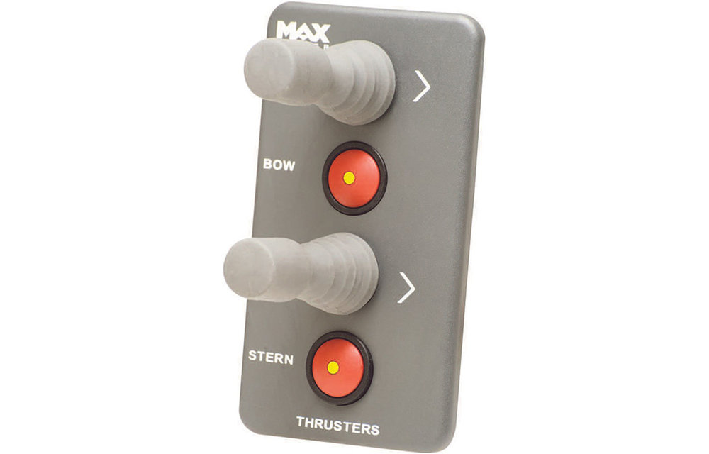 Dubbele joystick bedieningspaneel grijs