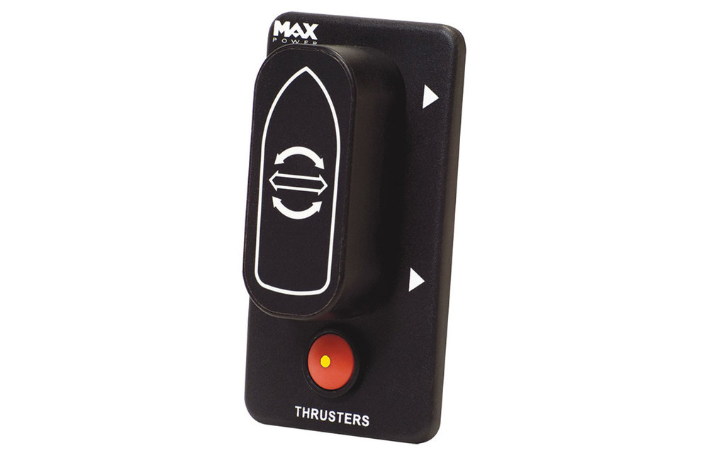 Bedieningspaneel zwart tbv boeg- hekschroef