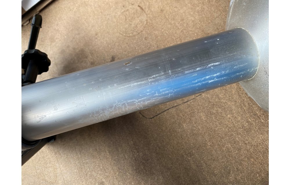 Allpa Aluminium Mainstay Heavy Duty stoelpoot (360º draaibaar + lock) met slede voet Ø229mm
