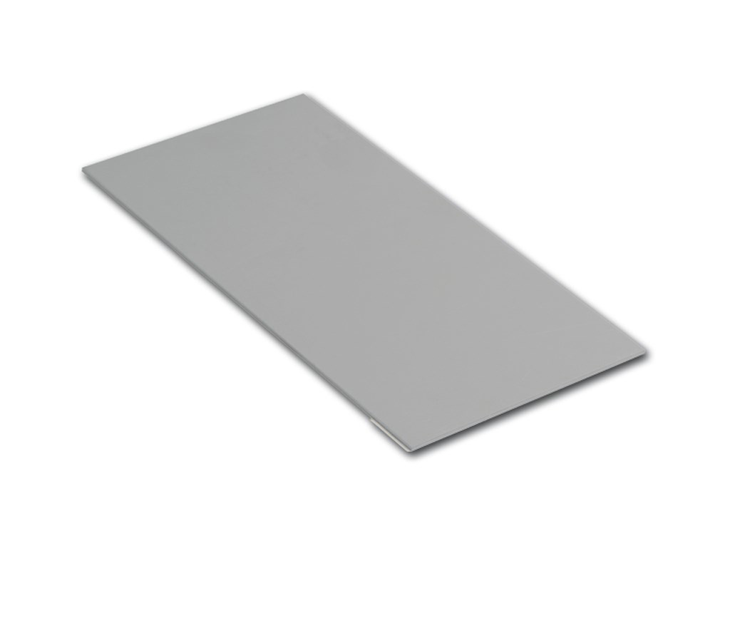 Zincor plaatje grijs 200x100x1,5 mm