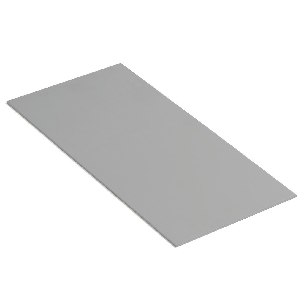 Zincor plaatje grijs 200x100x1,5 mm